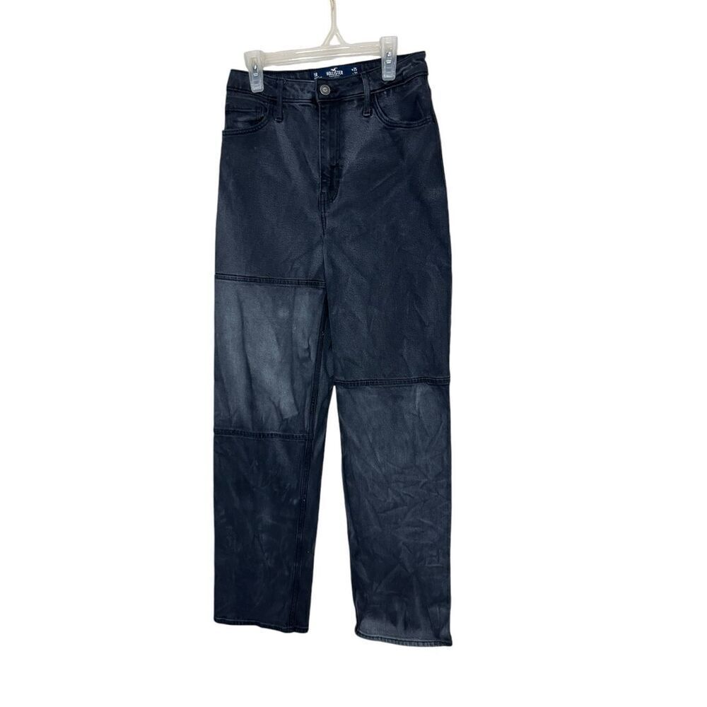Hollister‎ Ultra High-Rise Dad Jean Black 1R W25 L31